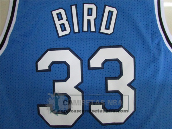 Camiseta NCAA Indiana State Sycamores Larry Bird Azul